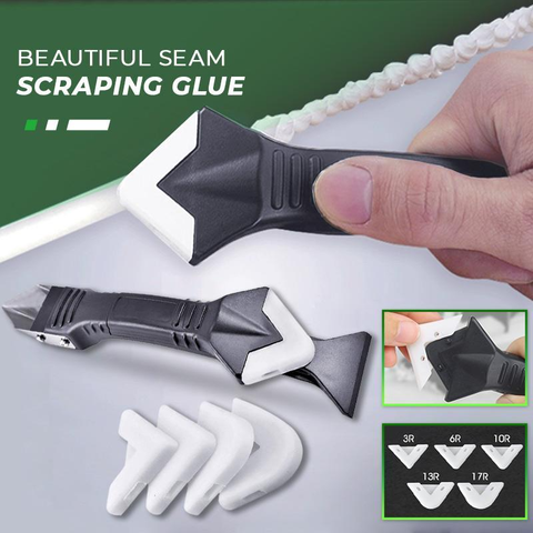 Glass Glue Angle Scraper Multifunctional Rubber Shovel Silicone Remover Angle Seam Shovel Dropshipping ► Photo 1/3