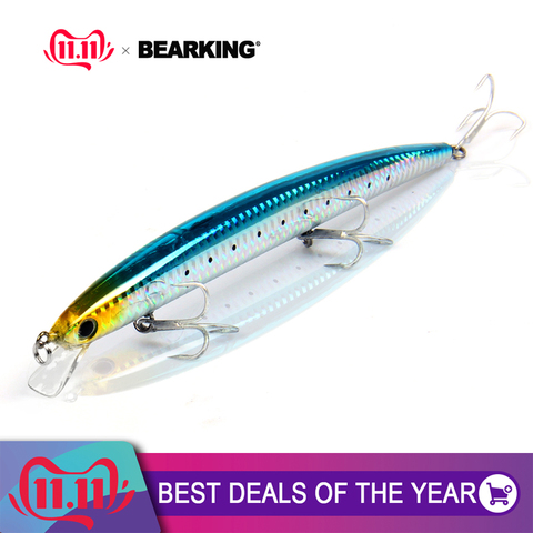 BearKing 180mm/26g,5pcs/.lot. Color send randomly! 2017 good fishing lures minnow,quality professional minnow ► Photo 1/6