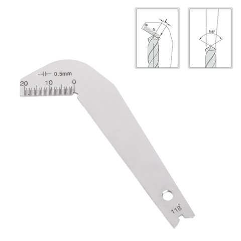 Bit Pattern Drill Template Gauge Welding Inspect Tool Weld Drill Bit Measurement ► Photo 1/6