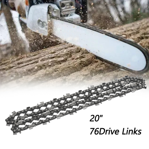 Areyourshop 20 inch Chainsaw Saw Chain 325 pitch 058 gauge 76DL  76 Drive Links Electrical Tools Accessories For Cutting Lumber ► Photo 1/6