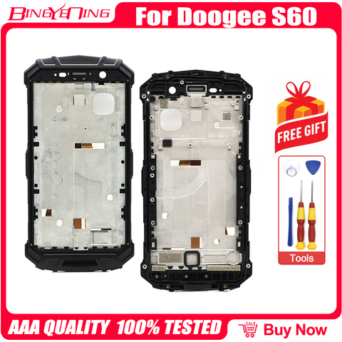 BingYeNing High-quality New Original For Doogee S60 Front Frame Cover Case Assembly Replacement ► Photo 1/1