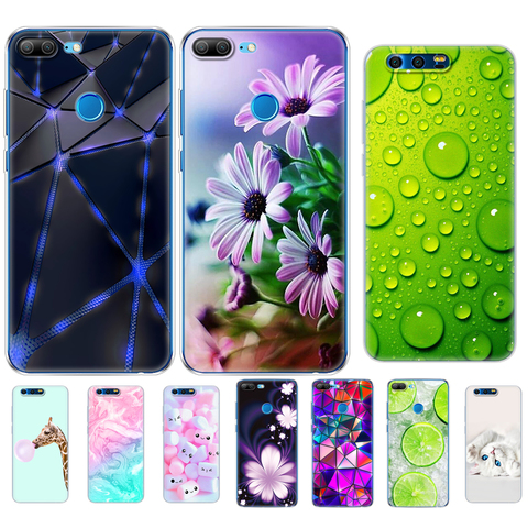 cover phone case for huawei honor 9 honor 9 lite soft tpu silicon back cover 360 full protective printing honor 9 transparent ► Photo 1/6