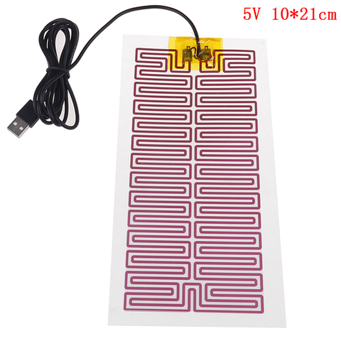 USB 5/12V Heating Heater Pad Massage For Warming Body Foot Winter Portable Warm Plate For Mouse Pad Shoes Golves Health Care ► Photo 1/6