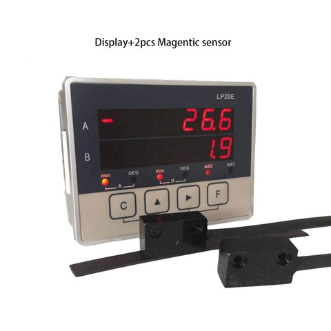 LP20E M51E 2 Axis Digit Display DRO Magnetic Sensor Tape Displacement Readout Scale Position Transducers Encoder Woodworking ► Photo 1/6