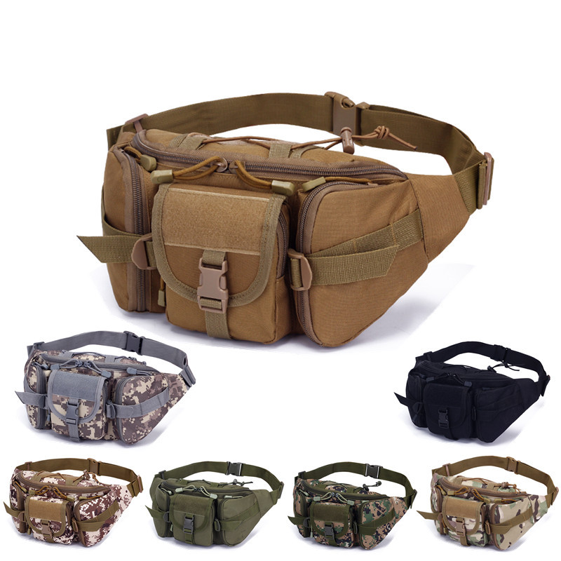 Waterproof Large MOLLE Utility Pouch Tactical Waist Bags Outdoor Hunting 