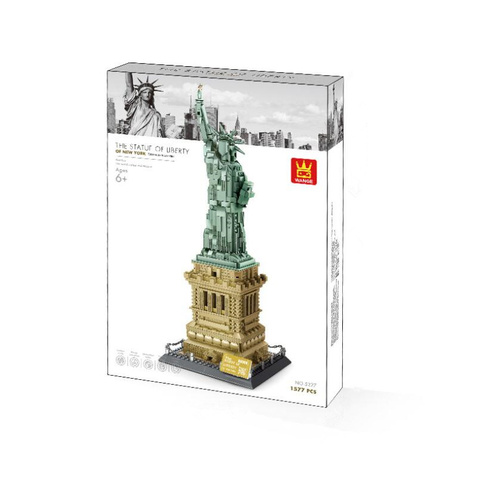 Wange 5227 Architecture Series The Statue of Liberty Model Building  Blocks Set Classic MOC Streetview Toys for Children ► Photo 1/4