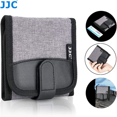 JJC 3 Slots Camera Lens Filter Case Wallet Storage Bag for up to 82mm UV CPL ND Filter Pouch Holder for Nikon Canon Sony Fuji ► Photo 1/6