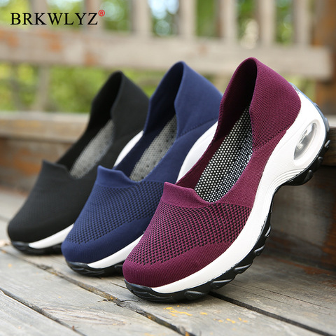 New Summer Sneakers Ladies Ladies Lightweight Sneakers Ladies Breathable Mesh Casual Flat Shoes Ladies Loafers Moccasins ► Photo 1/5