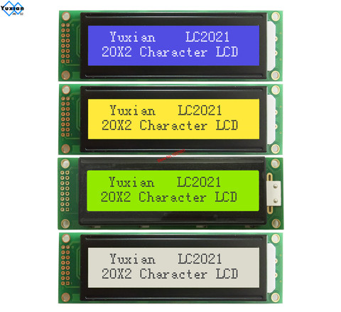 LCD display module 2002 20X2  blue green LC2022  instead WH2002A AC202D LHD44780 ► Photo 1/6