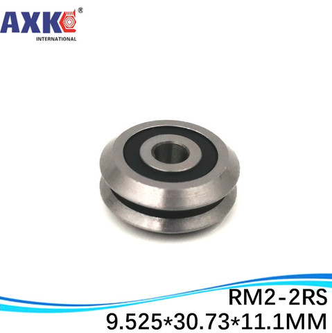 W2X 9.525*30.73*11.1 mm v wheeles W Groove Sealed Ball Bearing RM2-2RS  W2 W2ZZ RM2ZZ W2-2RS ► Photo 1/6