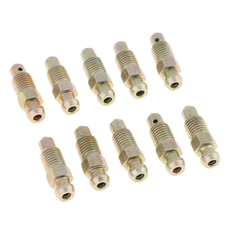 10PCS Metal 26mm Brake Bleeder Screws M8*1mm For Car Motorcycle ► Photo 1/6