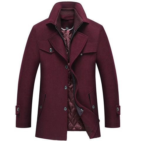 Woolen Coat for Men, High-quality Wool Coat, Cashmere Jacket for Men, High-quality Cashmere Coat, Wool Coat for Men ► Photo 1/6