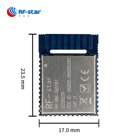 CC2652R Multiprotocol BLE 5.1 Thread Zigbee 3.0 6LoWPAN Module Long Range CC2652 RF-BM-2652B1 ► Photo 1/5