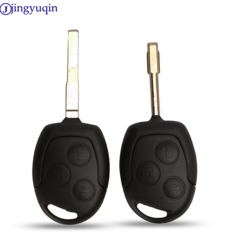 jingyuqin 3 Buttons Remote Car Key Shell Case Fob Covers For Ford Focus Mondeo Festiva Fusion Suit Fiesta KA ► Photo 1/5