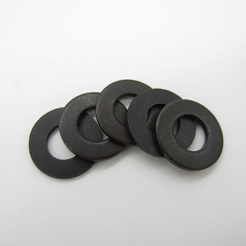 M2 M2.5 M3 M4 M5 M6 M8 M10 M12 DIN125 ISO7089 Carbon Steel Flat Machine Washer Plain Black Washer Furniture Gaskets ► Photo 1/1