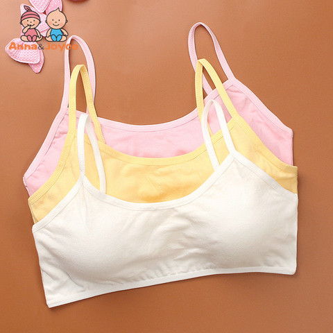 3pcs/Lot Girls Teens Teenage Underwear Sport Children Cotton Puberty Kids  Bras 8-14Years - Price history & Review, AliExpress Seller - anna wang 's  store