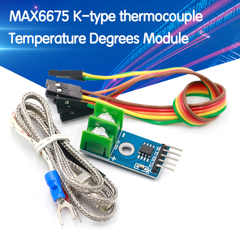 MAX6675 Module + K Type Thermocouple Thermocouple Senso Temperature Degrees Module for arduino ► Photo 1/6