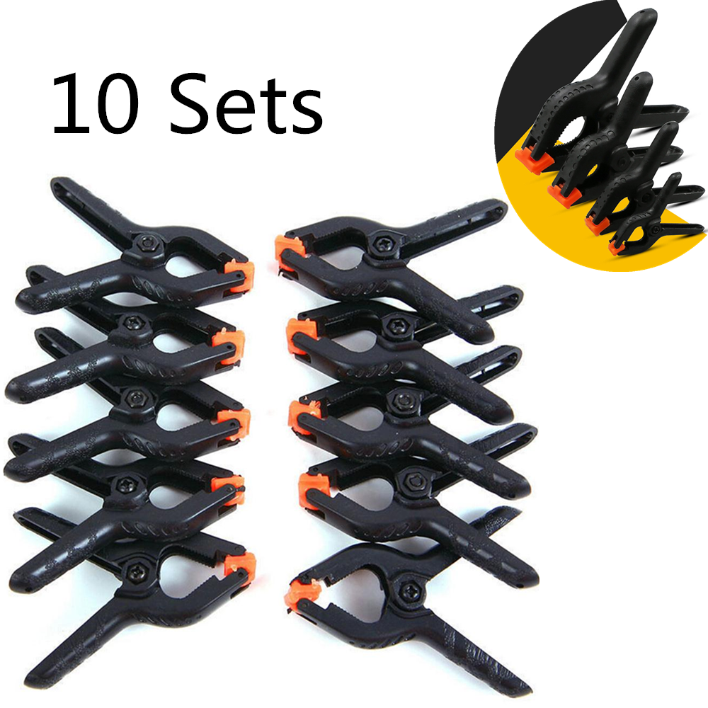 10Pcs 3 inch DIY Tools Plastic Nylon Toggle Clamps Spring Clip for Woodworking 