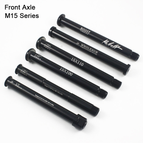 Bicycle Thru Axle MTB Thru axle Road Bike Shaft Front hub Skewers 15mm Axle 15x142 15x148 15x100 15x110 Bike Axle Quick Release ► Photo 1/6