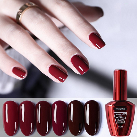 Red wine series 7.3ml/15ml Gel Nail Polish UV LED Color Nail Gel Semi Permanent Gel Varnish  Nail Art ► Photo 1/6