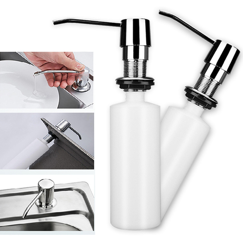 Kitchen Soap Dispenser Sink Liquid Soap Bottle Bathroom Detergent Liquid Hand Wash Soap Dispenser Pumps 300ml ► Photo 1/6