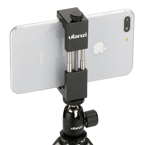 In Stock in Russia ULANZI Universal Phone Mount Holder Stand Clip Tripod Mount Adapter for iPhone Android Smartphone ► Photo 1/6