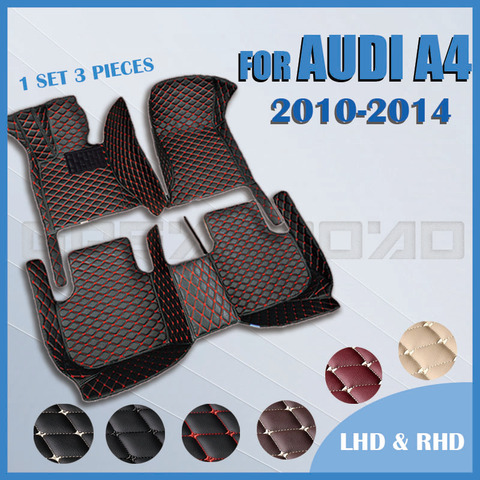 Car floor mats for AUDI A4 Hatchback 2010 2011 2012 2013 2014 Custom auto foot Pads automobile carpet cover ► Photo 1/6