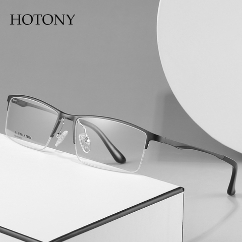 New Arrival Alloy Half Rimless Glasses Frame Optical Prescription Eyeglasses for Men and Women Spectacles with Recipe ► Photo 1/6