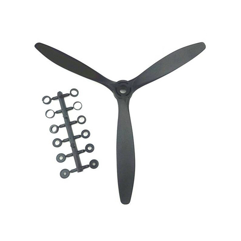 8060 8x6 8inch High Efficiency Balance 3-Blade Electric Propeller for RC Model Airplane Fixed-Wing Drones ► Photo 1/2