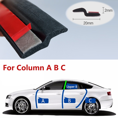 Shaped Z Car Door Seal Rubber Strips Trim Noise Insulation Epdm Weatherstrip Type  Z Sealing Strip For Car Internal Accessories ► Photo 1/6