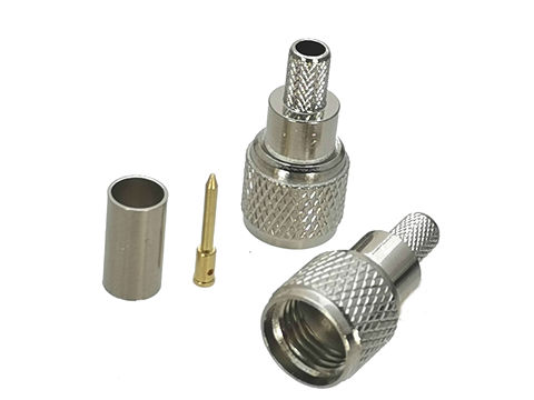 Mini UHF miniUHF male plug crimp RG58 LMR195 RG142 RG400 RF connector ► Photo 1/4