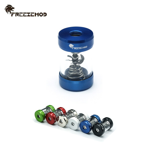 FREEZEMOD Multi Color Cylinder Water Flow Indicator Liquid  Flow Meter Observing Water Cooler For Flow Modding ► Photo 1/6