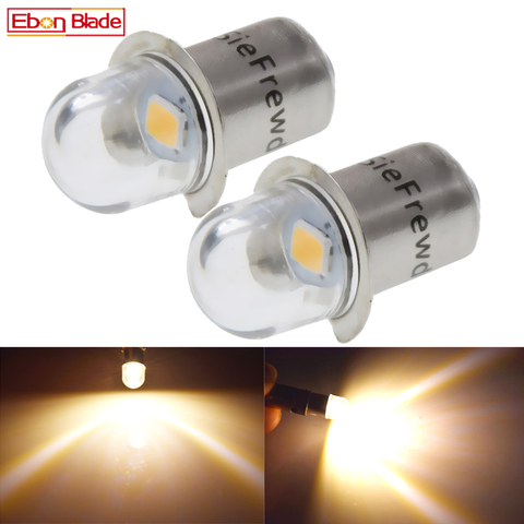 Pair P13.5S PR2 PR3 LED Lights Bulb DC 3V 6V 1SMD LED Warm White for Flashlight Replacement Bulb Torches Work Light Lamp 100LM ► Photo 1/6