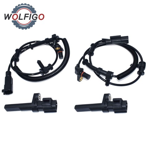 WOLFIGO Front Rear Left Right ABS Wheel Speed Sensor For Dodge Durango Ram 1500 2500 695-371 ALS2246 56028668AA 68060333AA ► Photo 1/6