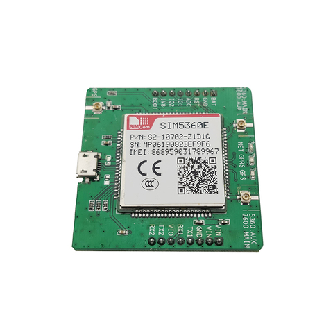 SIMCOM SIM5360E breakout board 3G WCDMA/HSPA SIM5360 module EVB board Development Board Testing Board USB UART TTL interface ► Photo 1/5