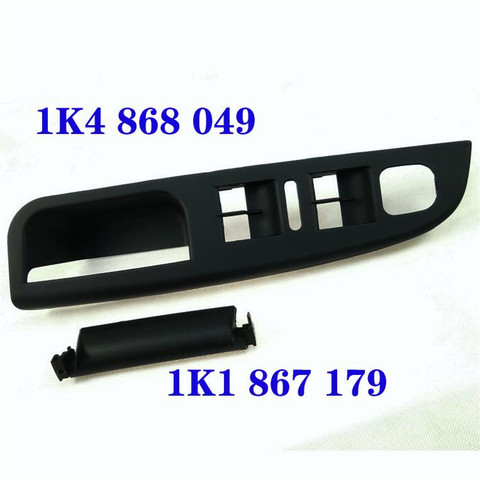 Black Left Driver Window Switch Panel Bracket Base Door Handle for V W MK5 Golf 2005-2010 OEM L1K4 868 049 C h67 ► Photo 1/6