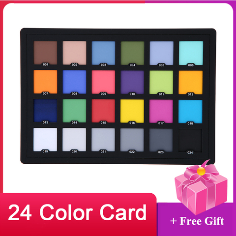 Andoer Professional 24 Color Card Test Balancing Checker Card Palette Board for Superior Digital Color Correction ► Photo 1/6