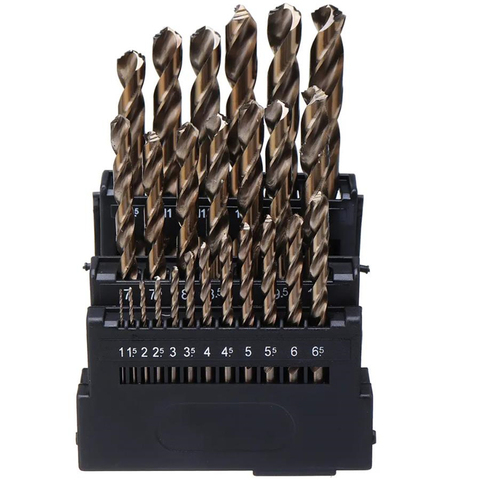 M42 HSS-Co Twist Drill Bit Set 3 Edge Head 8% High Cobalt Drill Bit hardness 68-70 HRC for Stainless Steel Wood Metal Drilling ► Photo 1/6