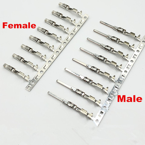 Set of 10/20/50/100/200/500 Male And Female Terminal Pins For Repair Wire For Audi VW Skoda Seat 000979035E 000979034E 8K0971834 ► Photo 1/2