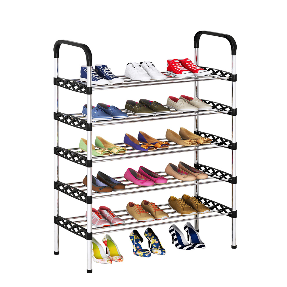 Creative Shoe Rack Shoes Shelf Portable Household Shoes Storage Supply 3 Color x 