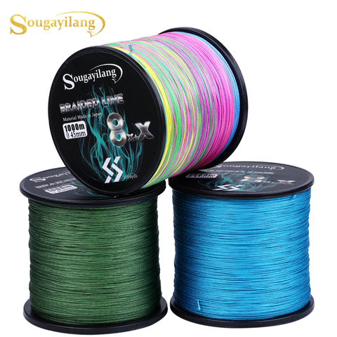 Sougayilang New 9 Strands Strong PE Fishing Line 300M 500M 1000M  Strong Abrasion Resistance  Multifilament Fishing Line Pesca ► Photo 1/6