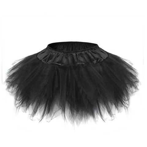 Women Sexy Multilayer Mesh Tulle Pleated Mini tutu Skirt Showgirl Fashion Party Dance Skirts Plus Size S-6XL ► Photo 1/4