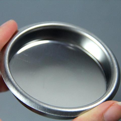 58mm Mini Metal Blind Filter Backflush Insert Basket for Espresso Coffee Machine Backwash Cleaning Blind Bowl Coffee Accessories ► Photo 1/6