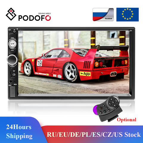 Podofo 2 din Car Radio 7