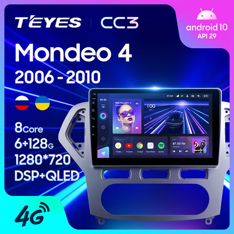TEYES CC3 For Ford Mondeo 4 2006 - 2010 Car Radio Multimedia Video Player Navigation stereo GPS No 2din 2 din DVD ► Photo 1/6