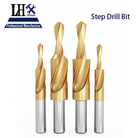  Two Stage Step Drill Bit Cobalt-containing Stainless Countersunk Head Screw Bit Twist Drill Step Countersink Drill YP355  Dd ► Photo 1/5
