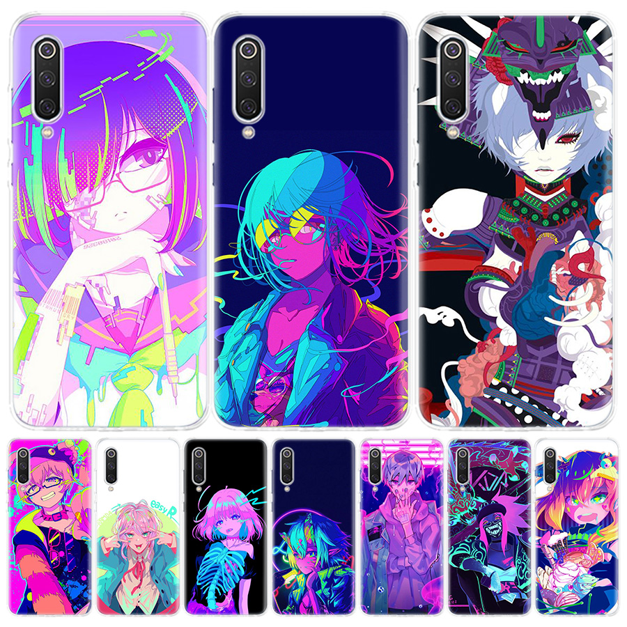 Price History Review On Neon Oni Girl Anime Phone Case For Xiaomi Redmi Note 9s 8t 8 7 8a 7 7a 6a 4x S2 Mi 10 9 8 Cc9 Lite F1