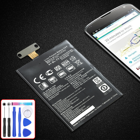 BL-T5 Battery For LG Nexus 4 5 5X G/G Flex Pro 1 2/Pixel 2 XL E960 Occam Mako Eclipse 4G LTE E970 E971 E975 F180 E973 LS970 ► Photo 1/6