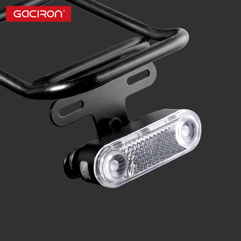 GACIRON W12B Bicycle Cargo Rack Light Smart Brake Warning Rear Shelf Universal Bike Frame Rechargeable Reflective Cycling Light ► Photo 1/6