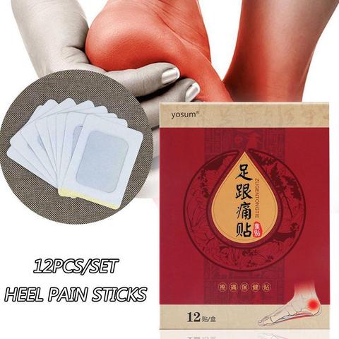 12Pcs/set Heel Spur Pain Relief Patch Foot Care Tool Treatment Care Pain Herbal Heel Spur Rapid Foot Plaster Patch Relief ► Photo 1/6